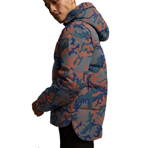 Di Alta Qualità di Inverno Giù Giacca Uomini All'ingrosso di Abbigliamento Outdoor Camo Stampa Parka - Product Image 2