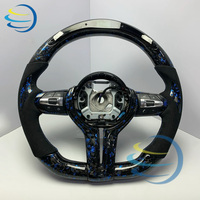 Volant en fibre de carbone forgée LED pour BMW Série F, amélioration de l'intérieur, compatible avec BMW 328i E90 X3 E83 E30 Z4 E85 E55 E87 335i E92