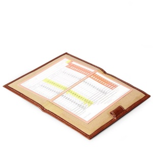 ซองใส่สมุดบันทึกคะแนนกอล์ฟแบบส่วนตัว ขายส่ง ปกหนัง สมุดบันทึกระยะทาง หนังสีแทน ซองใส่สมุดบันทึกคะแนนกอล์ฟ - Product Image 3