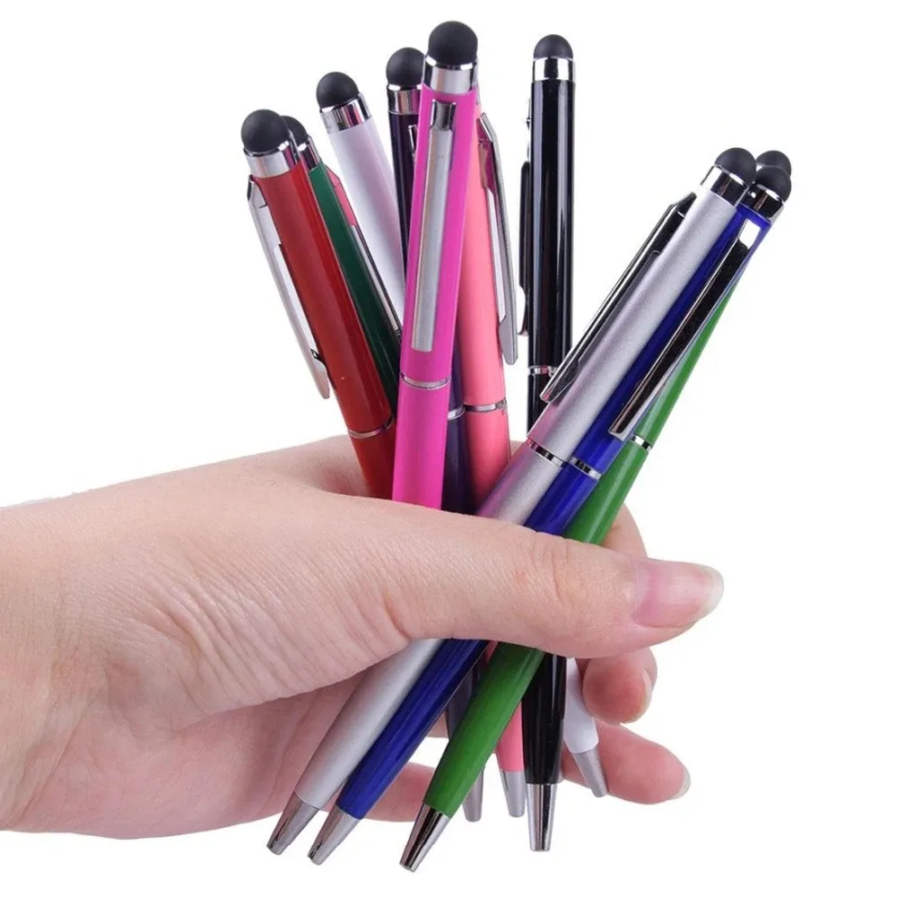 ユニバーサルスタイラスペンオフィス学用品描画容量性スクリーンタッチペンiphoneipad奨励ボールペンパステルペン