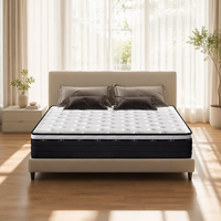 Modernes Design Umweltfreundliche Luxus-Kingsize-Federkernmatratze Dicke Latex-Vakuum-Matratze Memory-Schaum Mittelfeste Stoffmatratze für Hotel und Villa
