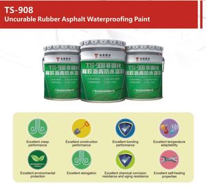 Peinture d'étanchéité en caoutchouc asphalte écologique non durcissante TS-908, application facile et sans durcissement - Product Image 2