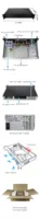 Nuevo Chasis de Servidor Compacto de Torre Completa de 1.5U, Chasis de Montaje en Rack, PC Industrial Mini-ITX con Ventilador en Existencia