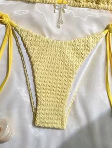 <span class=keywords><strong>2026</strong></span> Zwemkleding Tweedelig Bikiniset Jacquard Tweedelig Set Op Maat - Product Image 6