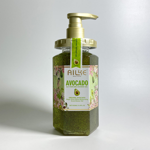 Lavaggio profondo del corpo per donne esfoliante sbiancamento durevole fragranza naturale Niacinamide Avocado Gel doccia 500ml - Product Image 6