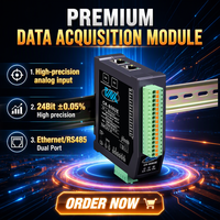 Módulo de Entrada Analógica Modbus TCP IO de 24 Bits, 8 Canales, 0-10V a RS485, Original, Nuevo, en Stock