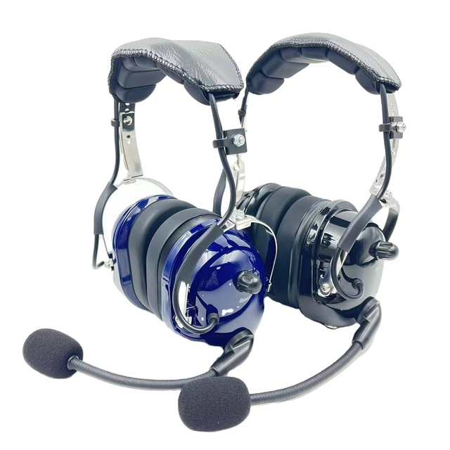 Pilot Headset Passive Noise Reduction Specialized Headsets Lightweight Design for Student Pilots