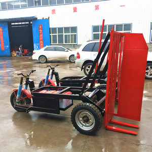 รถขนส่งแบบแบนสำหรับขนส่งอิฐแบบอัตโนมัติ QinTao Low Speed Battery Flat Plate Carrier Transport Vehicle Brick Line PLC Core Vacuum Extruder รองรับน้ำหนัก 1000 กิโลกรัม - Product Image 4
