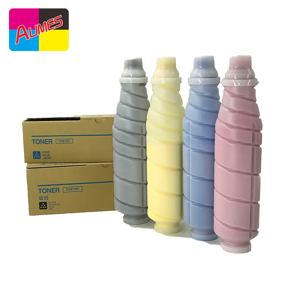 Toner japonês TN616 TN-616 Konica colorido cartucho de toner para Minolta Bizhub C-6500 C-6501 C-6000 C-7000 C6000 C7000 copiadora