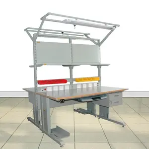 Ap02 — meuble antistatique, banc de travail avec armoire pour atelier industriel, et laboratoire