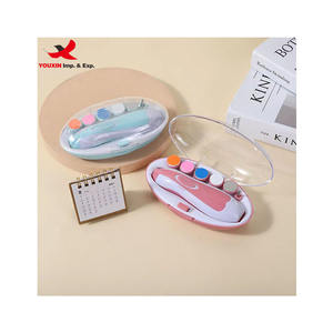 Kit de coupe-ongles électrique haute vitesse, prix de gros, approvisionnement mixte, boîte cadeau luxueuse pour bébé - Product Image 4