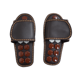 Pantuflas de Masaje de Pies con Turmalina para Tejido Profundo - Control Manual con Cable para Acupresión, Reflexología y Alivio de la Fascitis Plantar - Product Image 2