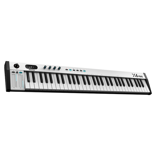 Midiplus X6 Mini II 61 Keys Electronic OEM Organ Musical Keyboard Educational Instrument Piano Midi Controller for Supplier