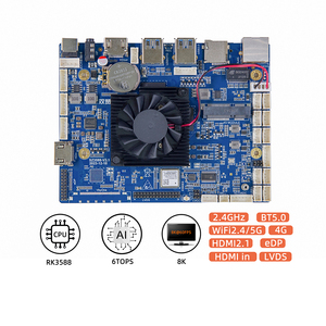 Rockchip rk3588 na placa-mãe, lvds vbyone 8k sim rs232 módulo, braço, android 12, placa mãe