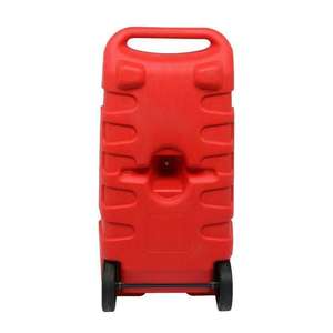 14ガロンポータブル燃料移送ガスキャディタンク12V電動ポンプコンテナローリングホイール - Product Image 5