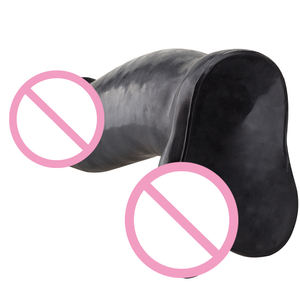 Vendita calda giocattolo del sesso para mujer <span class=keywords><strong>16</strong></span> pollici realistico enorme nero <span class=keywords><strong>dildo</strong></span> - Product Image 5