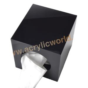 กล่องกระดาษทิชชู่กล่องอะคริลิคกล่องใส่ผ้าเช็ดปากสำหรับบ้าน - Product Image 1