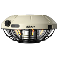 Camping en plein air lumière LED étanche rechargeable tente lumière avec température multicolore pour la vie quotidienne et aventures en plein air