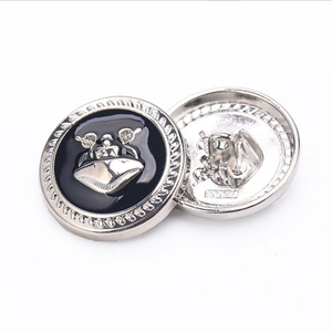 Precio barato aleación pirata patrón goteo aceite costura botones cosido a mano ropa botón para abrigo camisa accesorios Decoración - Product Image 4