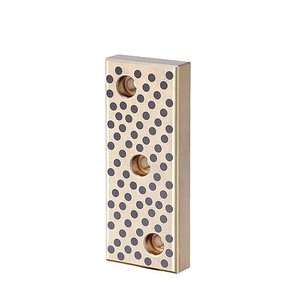 2960.76 Bronze <b>Sliding</b> Pad with Solid Lubricant High Load Wear-Resistant Pad for Stamping Die - Product Image 1
