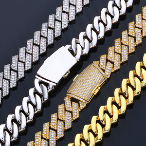 Bespoke Sharp Edge Diamond Link Moissanite Cuban <b>Bracelets</b> Hip Hop S925 Silver GRA Certified Iced Out Urban Custom Maker Vendors - Product Image 2