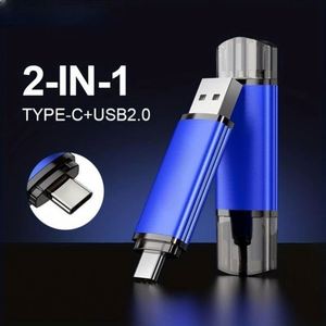Clé USB pivotante en métal de type C avec logo, 8 Go à 128 Go, USB 3.0 - Product Image 3