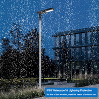 Lampe solaire de rue tout-en-un Xiuben 1000W, étanche, intelligente, à LED, alimentée par l'énergie solaire, pour route, jardin, parking