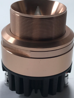 Speaker Super Tweeter Aluminium 300W 25.5mm Voice Coil, Tweeter Klakson Audio Mobil dengan Crossover Terintegrasi untuk Peningkatan Stereo Kendaraan