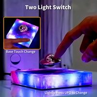 Lampe à lévitation magnétique UFO Flottant Rotation à 360 ° RGB Galaxy Smart Light Décoration de bureau Maison Cadeaux personnalisés