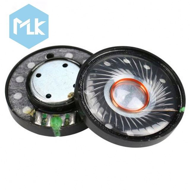 MLK 40mm Headphone Speaker Driver Neodymium 112db HIFI Headset Horn Full Range Speakers for Brand Headphones