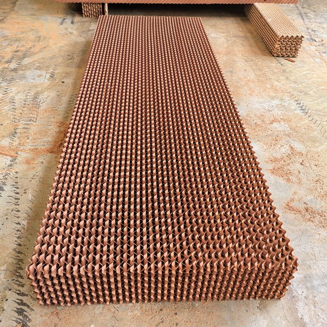 New 7090 6090 Cellulose Wet Cooling Pad Brown Kraft Paper Black/Green/Brown for Chicken Farm Cow Barn Ventilation Cooling System