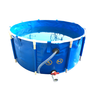 High Quality 1500L 2000L 20000L Aquaculture Large Open PVC Ponds <strong>Round</strong> Durable <strong>Fish</strong> Pond Equipments Stackable <strong>Fish</strong> <strong>Tanks</strong> - Product Image 2