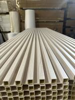 Columna de tubo cuadrado hueco para decoración interior, divisor de madera, madera, grano, tubo de madera para techo, WPC