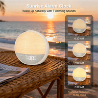 Solution de sommeil tout-en-un avec réveil au lever du soleil, machine à bruit blanc et lumière intelligente pour un coucher sans écran
