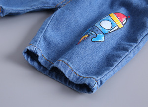 Nuevo Estilo, Ropa Infantil al por Mayor de Alta Calidad, Conjuntos de Ropa, Camisas Escolares Blancas y Pantalones Vaqueros - Product Image 5