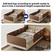 2026 Neues Umweltfreundliches Italienisches Luxusbett aus Echtem Leder Moderner Minimalistischer Cremefarbener Stahlrahmen 1,5*2 Bett mit Nachtlicht