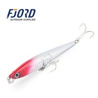 Leurre de pêche FJORD 30G 105mm, leurre dur pour eau salée, leurre coulant pour la pêche en mer