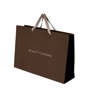 Оптовая продажа многоразовые сумки для упаковки одежды золотые серебряные портативные сумки для покупок с логотипом на заказ подарочная сумка