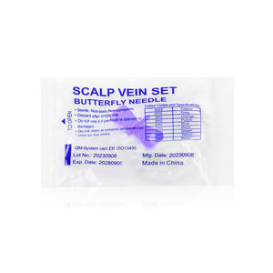 Aguja de mariposa de 21g con adaptador Luer, instrumento veterinario para canulación asistida por Vucuum - Product Image 5