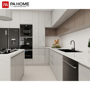 PA tùy chỉnh hiện đại bền thiết kế hiện đại tủ bếp đảo tủ bếp cho biệt thự - Product Image 2