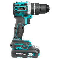 Taladro de Impacto Inalámbrico OBM de 18-21V con Motor sin Escobillas de Velocidad Variable, 75Nm de Torque Máximo, Profesional, sin Llave, para Uso en Metal y Bricolaje