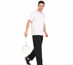 Pantalon de survêtement athlétique décontracté léger pour hommes, noir, en tissu Ripstop, coupe moderne, avec poches, respirant, séchage rapide, vente en gros, exportateur - Product Image 1
