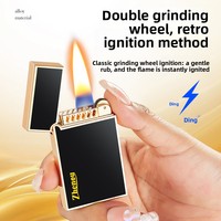 Nouveau Briquet à Kérène Métallique Sonore Coloré 2026, Écologique et Durable, Motif Chameau, Tendance Rétro, Idéal pour Hommes (Anniversaire/Fêtes)