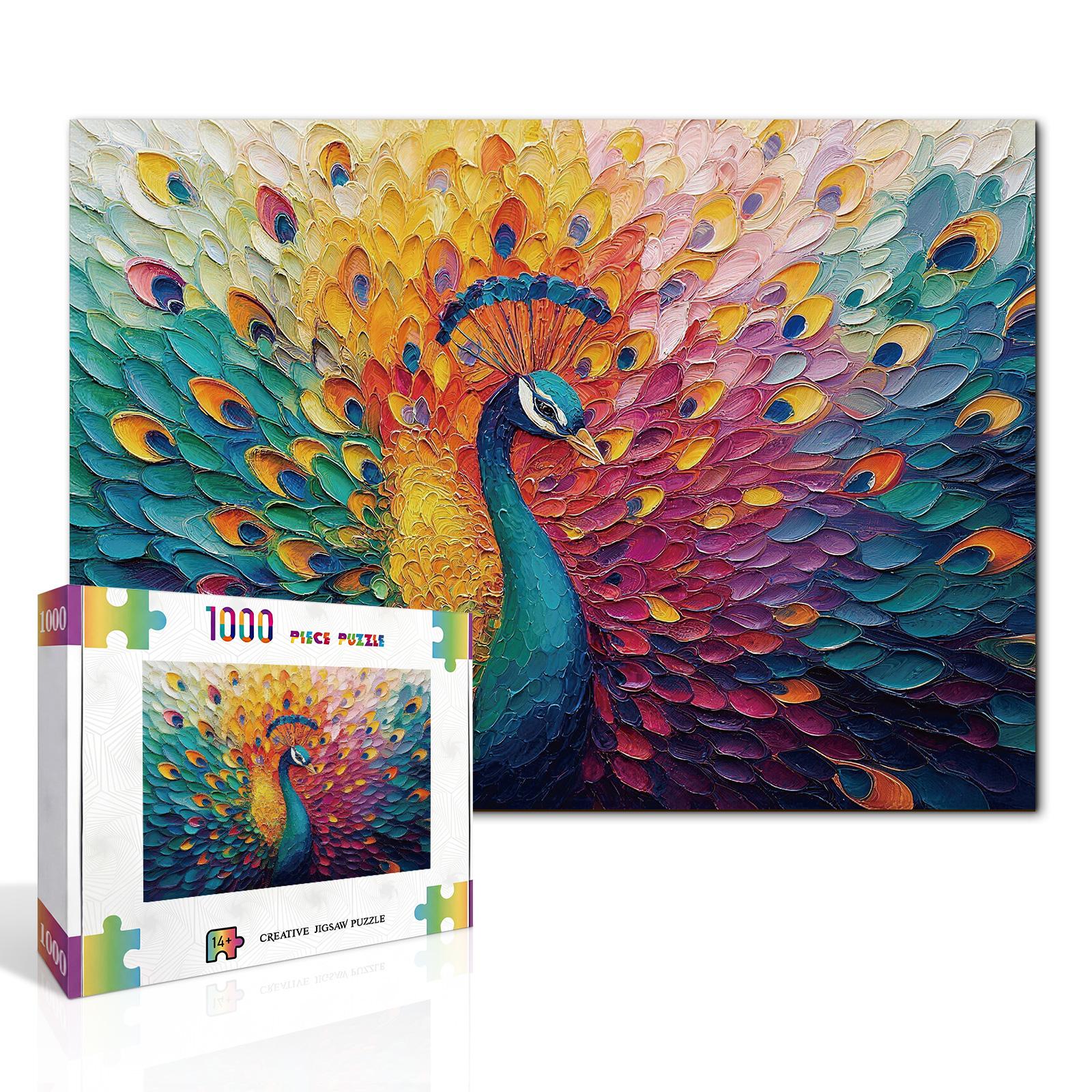 Paon aux couleurs épanouies
