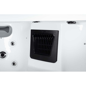 Jacuzzi Exterior Rectangular Independiente para 4 Personas, 24 Jets, <span class=keywords><strong>Cascada</strong></span> y Luces LED para Alquiler en Airbnb, Terraza y Jardín - Product Image 5