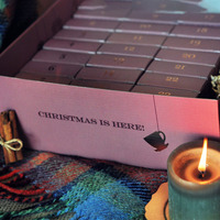 Boîte de calendrier personnalisée de 12 jours, boîtes de chocolat vides de calander de l'avent de noël