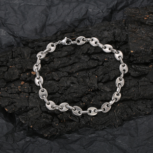 Vente chaude Porc Nez Chaîne Femme Hip Hop 7mm <span class=keywords><strong>Grain</strong></span> <span class=keywords><strong>De</strong></span> Café Cubain <span class=keywords><strong>Cheville</strong></span> Chaîne Bijoux - Product Image 5