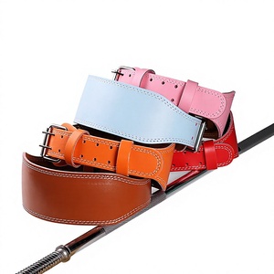 Ceinture de musculation en cuir pour hommes, ceinture de musculation robuste pour l'entraînement en salle de sport, pour les squats, les soulevés de terre, la musculation et la force - Product Image 1