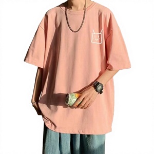 เสื้อยืดคอกลมลำลองพิมพ์ลายโลโก้ตามสั่ง ผ้าฝ้ายนุ่ม แต่งลูกปัดนูน ไซส์ใหญ่ ลายฟุตบอล โลโก้ยาง - Product Image 3