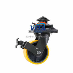 Fabrik preis Medizinisches Bett und Möbel Stuhl Lenk rollen Massive und pneumatische Stahl-Lenk rollen - Product Image 2